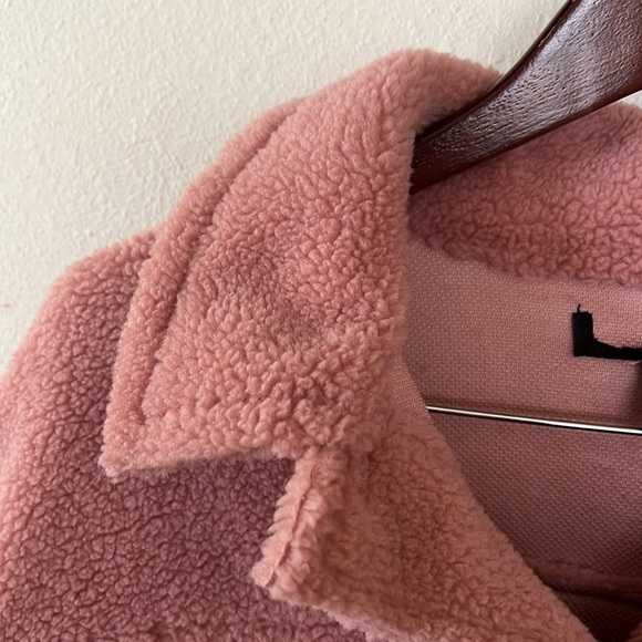 Forever 21 Pink Sherpa Jacket - Picture 5 of 13